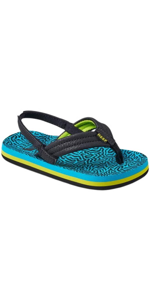 Reef Infantes Little Ahi Chanclas / Sandalias CJ2840 - Blue Coral